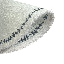 Load image into Gallery viewer, Dainty Home Petals 15" Round Woven Placemats Set of 4 - Durable and Non-Slip Table Mats