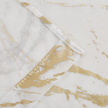 Load image into Gallery viewer, Dainty Home Chloe Linen Textured Metallic Light Filtering Grommet Curtain Panel Pair