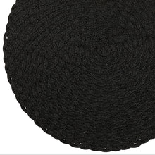 Load image into Gallery viewer, Dainty Home Classic 15" Round Woven Placemats Set of 6 - Durable, Reversible & Non-Slip Table Mats