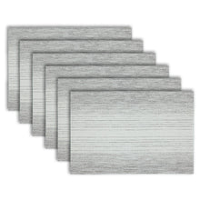 Load image into Gallery viewer, Dainty Home Ombre Woven Textilene Crossweave With Ombre Woven Design Reversible 13" x 19" Rectangular Placemats
