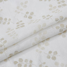 Load image into Gallery viewer, Dainty Home Clarissa Linen Textured Metallic Light Filtering Grommet Curtain Panel Pair
