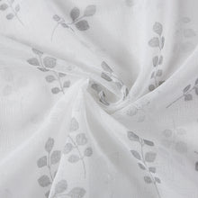 Load image into Gallery viewer, Dainty Home Clarissa Linen Textured Metallic Light Filtering Grommet Curtain Panel Pair