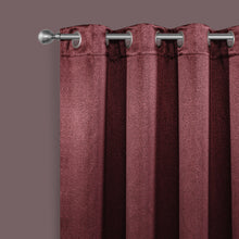 Load image into Gallery viewer, Dainty Home Brookville Textured 100% Blackout Luxurious Metallic Sheen Thermal Insulated Grommet Single Panel