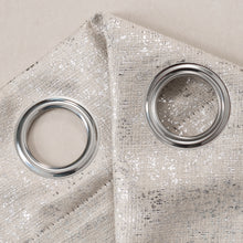 Load image into Gallery viewer, Dainty Home Artistic 3D Lurex Textured Thermal Insulated Blackout Grommet Panel Pair