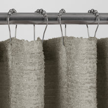 Load image into Gallery viewer, Dainty Home Paris 3D Embossed Textured Chenille Solid Designed Fabric Shower Curtain