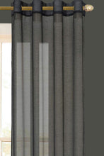 Load image into Gallery viewer, Dainty Home Malibu Solid Airy & Breathable Semi-Sheer Light Filtering Extra Wide Grommet Set Of 4 Window Panels