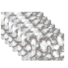 Load image into Gallery viewer, Dainty Home Marble Cork Foil Printed Marble Granite Designed Thick Cork Textured 12" x 18" Rectangular Placemats