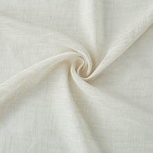 Load image into Gallery viewer, Dainty Home Hannah Solid Criss-Cross Weave Fabric Semi-Sheer Airy & Breathable Light Filtering Grommet Panel Pair