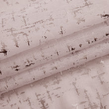 Load image into Gallery viewer, Dainty Home Lindsey Linen Textured Metallic Light Filtering Grommet Curtain Panel Pair
