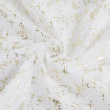 Load image into Gallery viewer, Dainty Home Lindsey Linen Textured Metallic Fabric Shower Curtain with 12 Matching Hooks 70" x 72"

