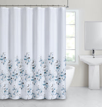 Load image into Gallery viewer, Dainty Home Sweet Garden Printed Fabric 3D Designed Textured Fabric Shower Curtain 70" x 72"
