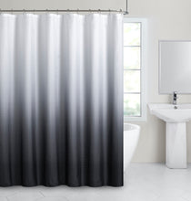 Load image into Gallery viewer, Dainty Home Shades Printed Fabric 3D Textured Gradient Colors Ombre Designed Fabric Shower Curtain 70" x 72"
