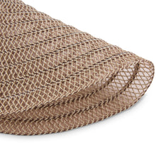 Load image into Gallery viewer, Dainty Home Urban 15" Round Woven Placemats Set of 6 - Durable, Reversible &amp; Non-Slip Table Mats
