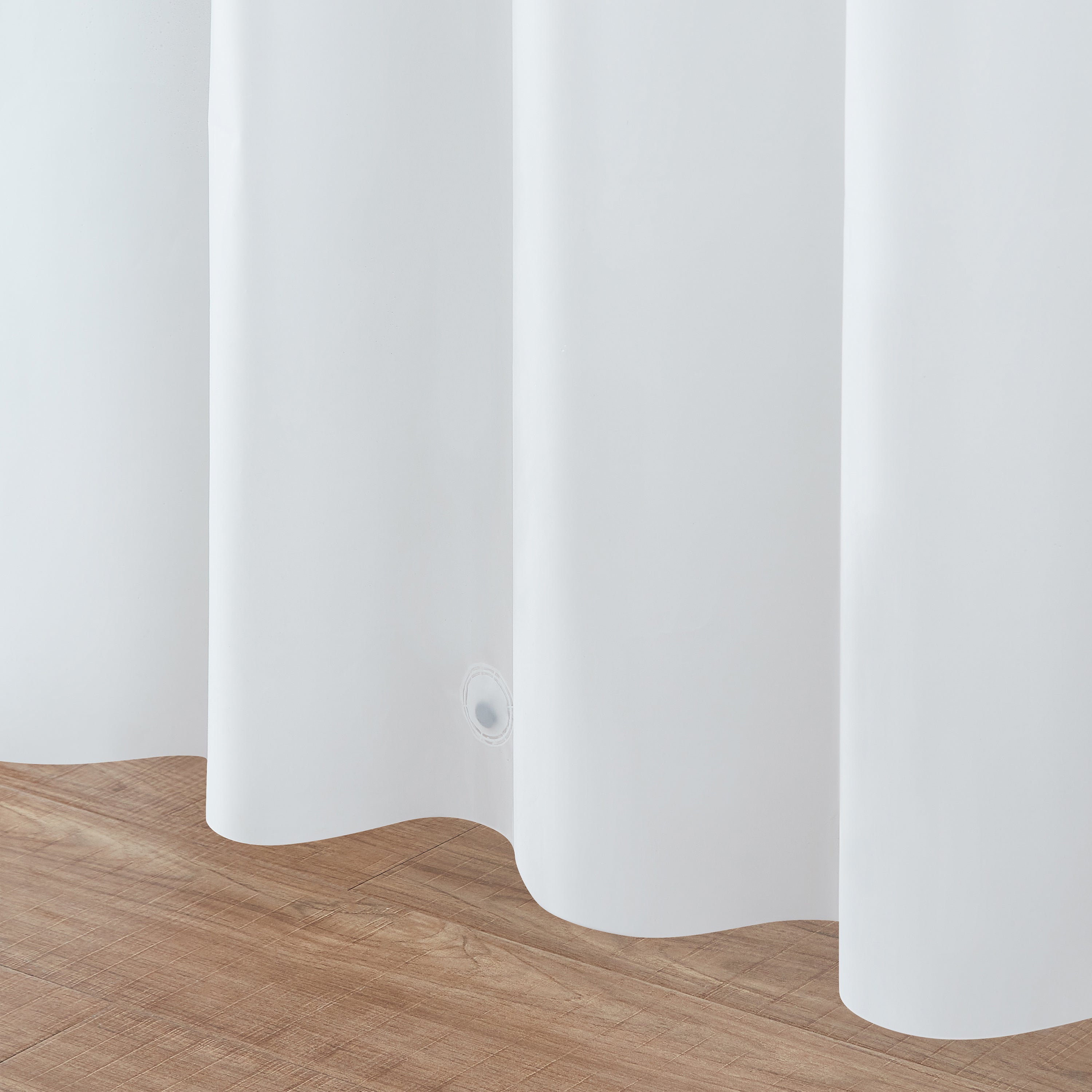 Dainty Home Heavy Weight Shower Curtain Liner With Magnetized Hem