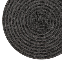 Load image into Gallery viewer, Dainty Home Urban 15" Round Woven Placemats Set of 6 - Durable, Reversible &amp; Non-Slip Table Mats
