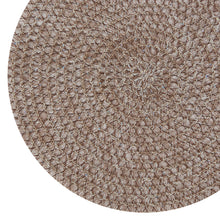 Load image into Gallery viewer, Dainty Home Starlight 15" Round Woven Placemats with Sequin Detail, Set of 6 – Durable &amp; Reversible
