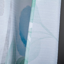 Load image into Gallery viewer, Dainty Home Spring Bloom 3D Textured Fabric Shower Curtain with 12 Metal Rollerball Hooks, 70" x 72"
