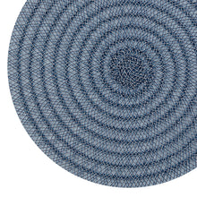 Load image into Gallery viewer, Dainty Home Urban 15" Round Woven Placemats Set of 6 - Durable, Reversible &amp; Non-Slip Table Mats
