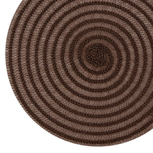 Load image into Gallery viewer, Dainty Home Urban 15" Round Woven Placemats Set of 6 - Durable, Reversible &amp; Non-Slip Table Mats
