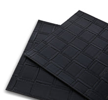Load image into Gallery viewer, Dainty Home Bostonian Premium Vegan Leather Reversible 2 Pattern 12" x 18" Rectangular Placemat Set Of 4
