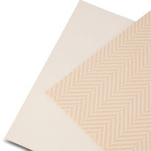 Load image into Gallery viewer, Dainty Home Chevron Premium Vegan Leather Reversible 2 Pattern 12" x 18" Rectangular Placemat Set Of 4
