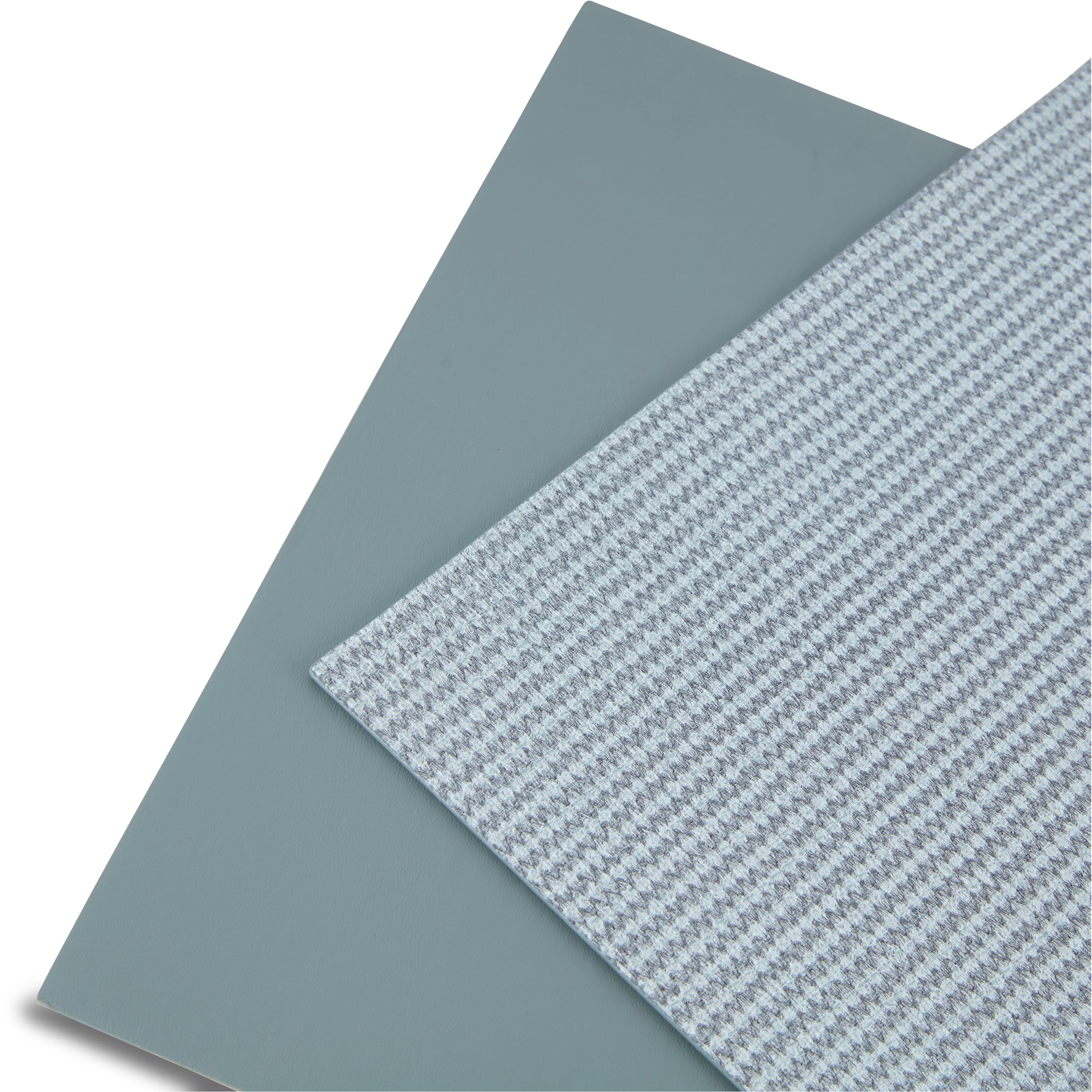 Dainty Home Exeter Premium Vegan Leather Reversible 2 Pattern 12" x 18" Rectangular Placemat Set Of 4