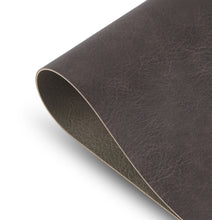 Load image into Gallery viewer, Dainty Home Florence Faux Leather Reversible 2 Color 12" x 18" Rectangular Placemat Set
