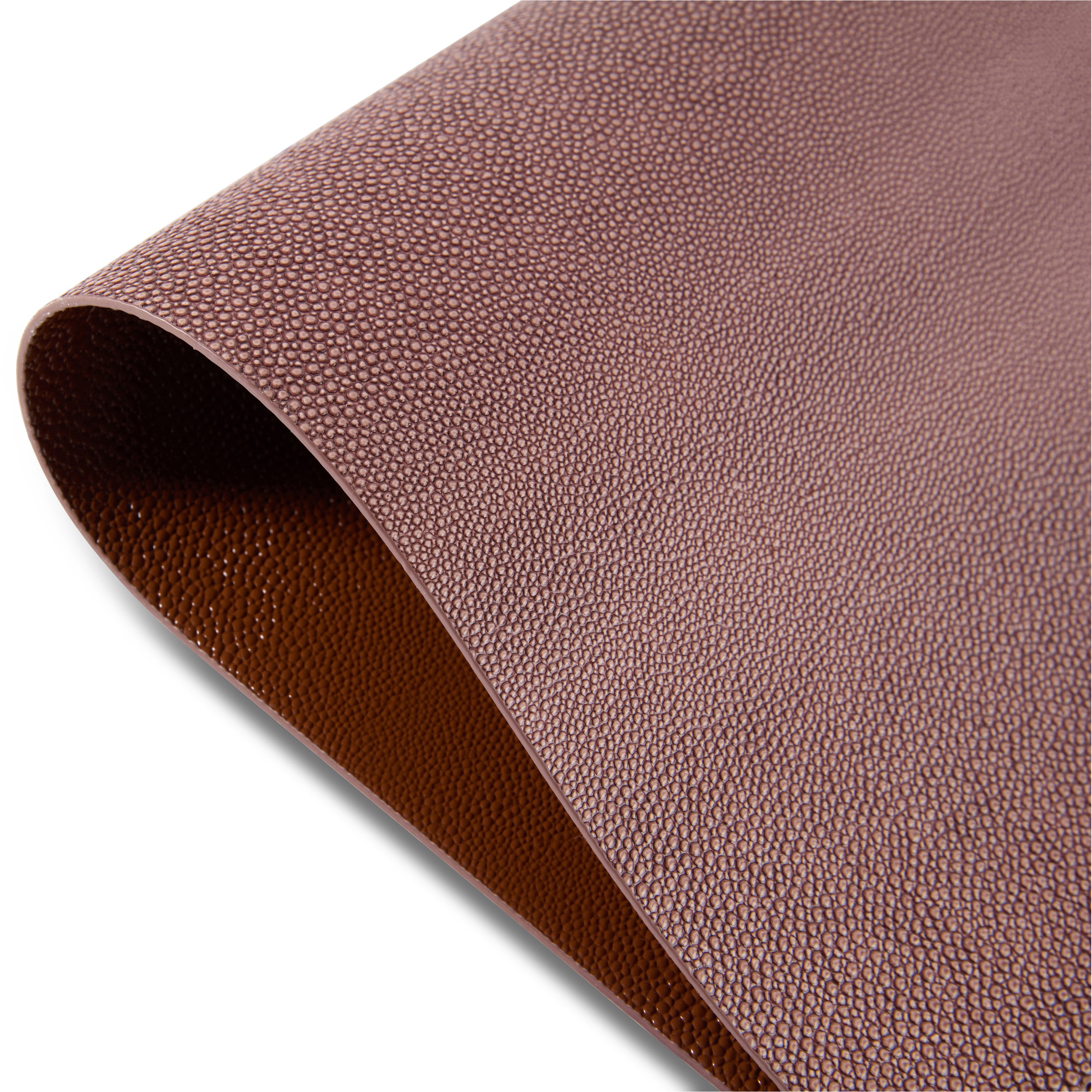 Dainty Home Lucerne Premium Vegan Patent Leather Reversible 2 Pattern 12" x 18" Rectangular Placemat Set Of 4