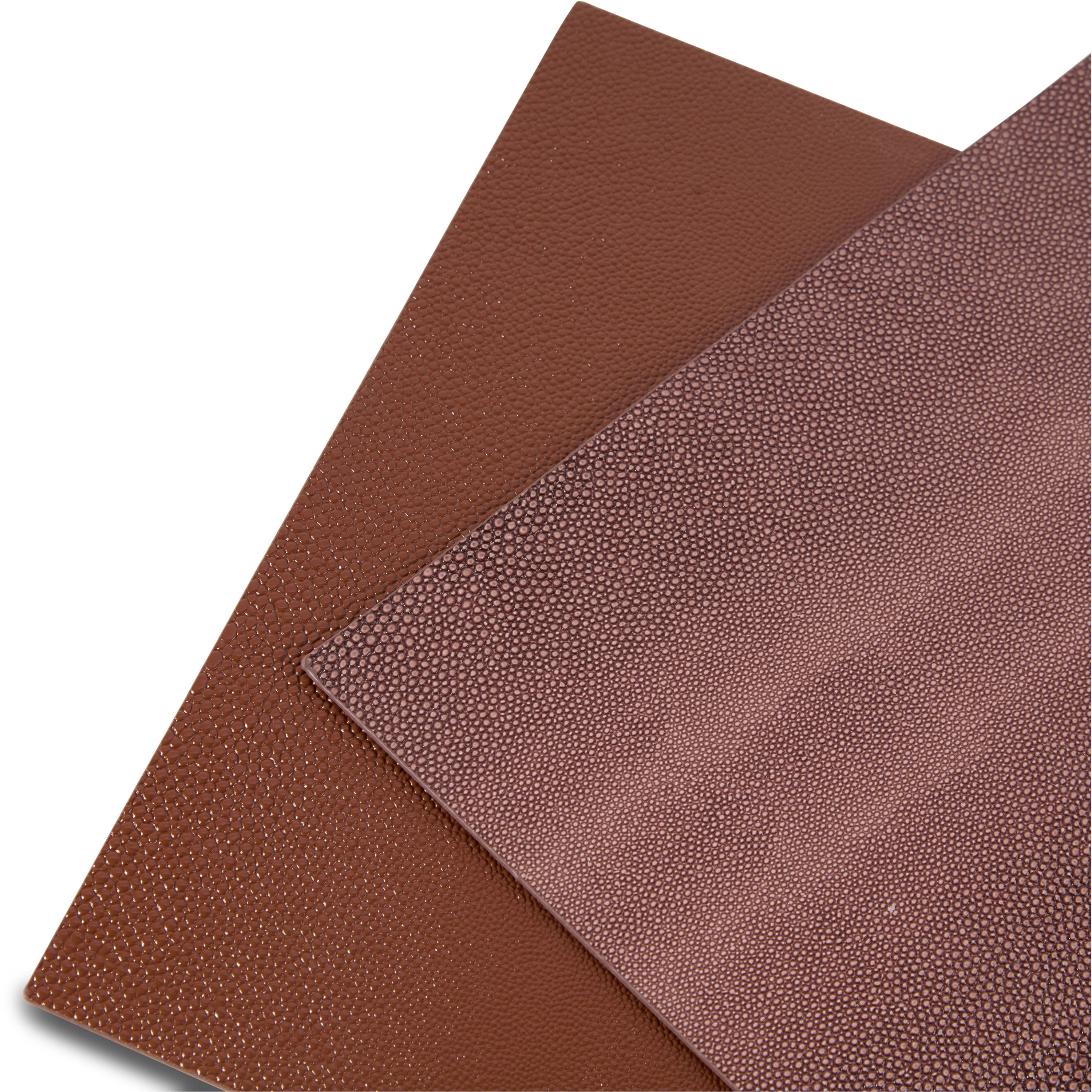 Dainty Home Lucerne Premium Vegan Patent Leather Reversible 2 Pattern 12" x 18" Rectangular Placemat Set Of 4