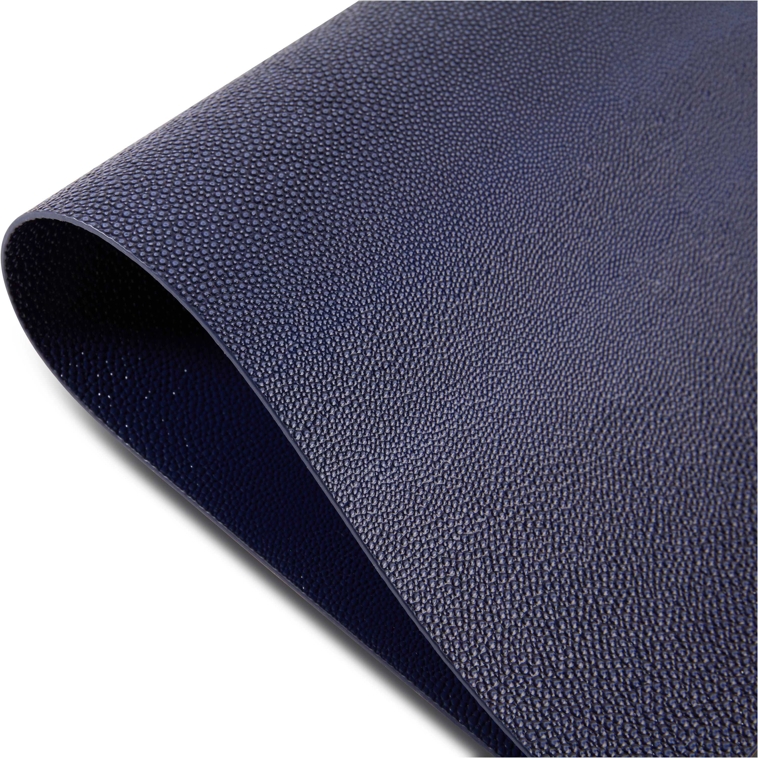 Dainty Home Lucerne Premium Vegan Patent Leather Reversible 2 Pattern 12" x 18" Rectangular Placemat Set Of 4