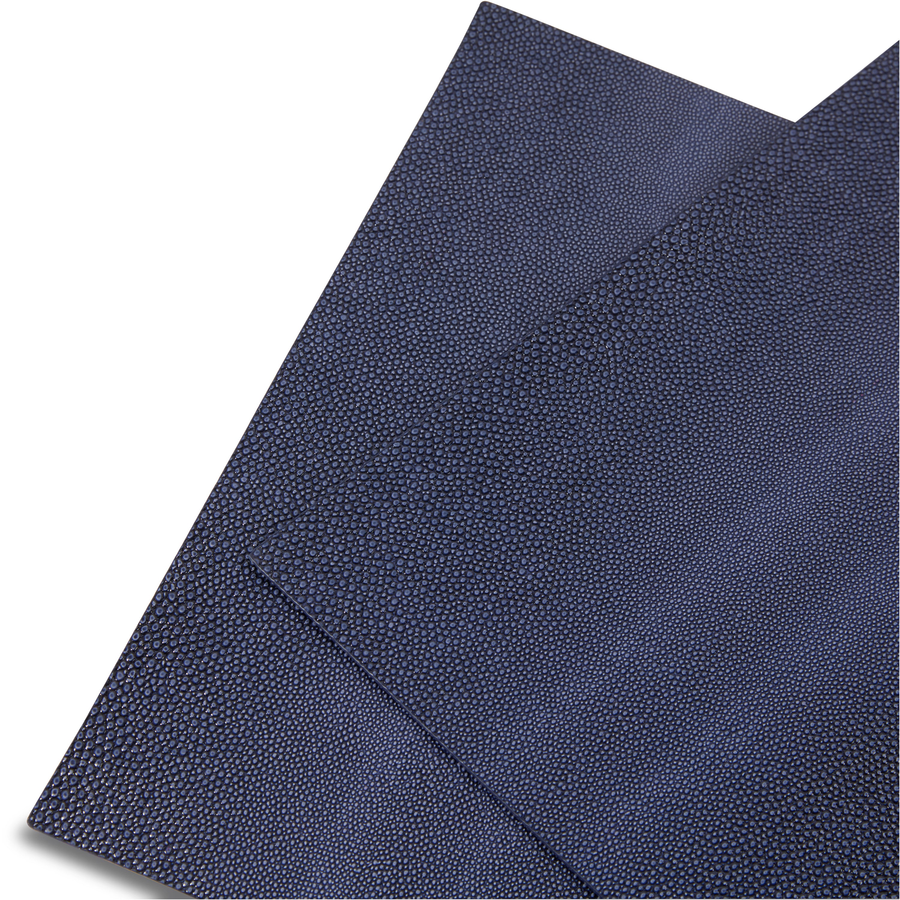 Dainty Home Lucerne Premium Vegan Patent Leather Reversible 2 Pattern 12" x 18" Rectangular Placemat Set Of 4