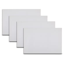 Load image into Gallery viewer, Dainty Home Lucerne Premium Vegan Patent Leather Reversible 2 Pattern 12" x 18" Rectangular Placemat Set Of 4
