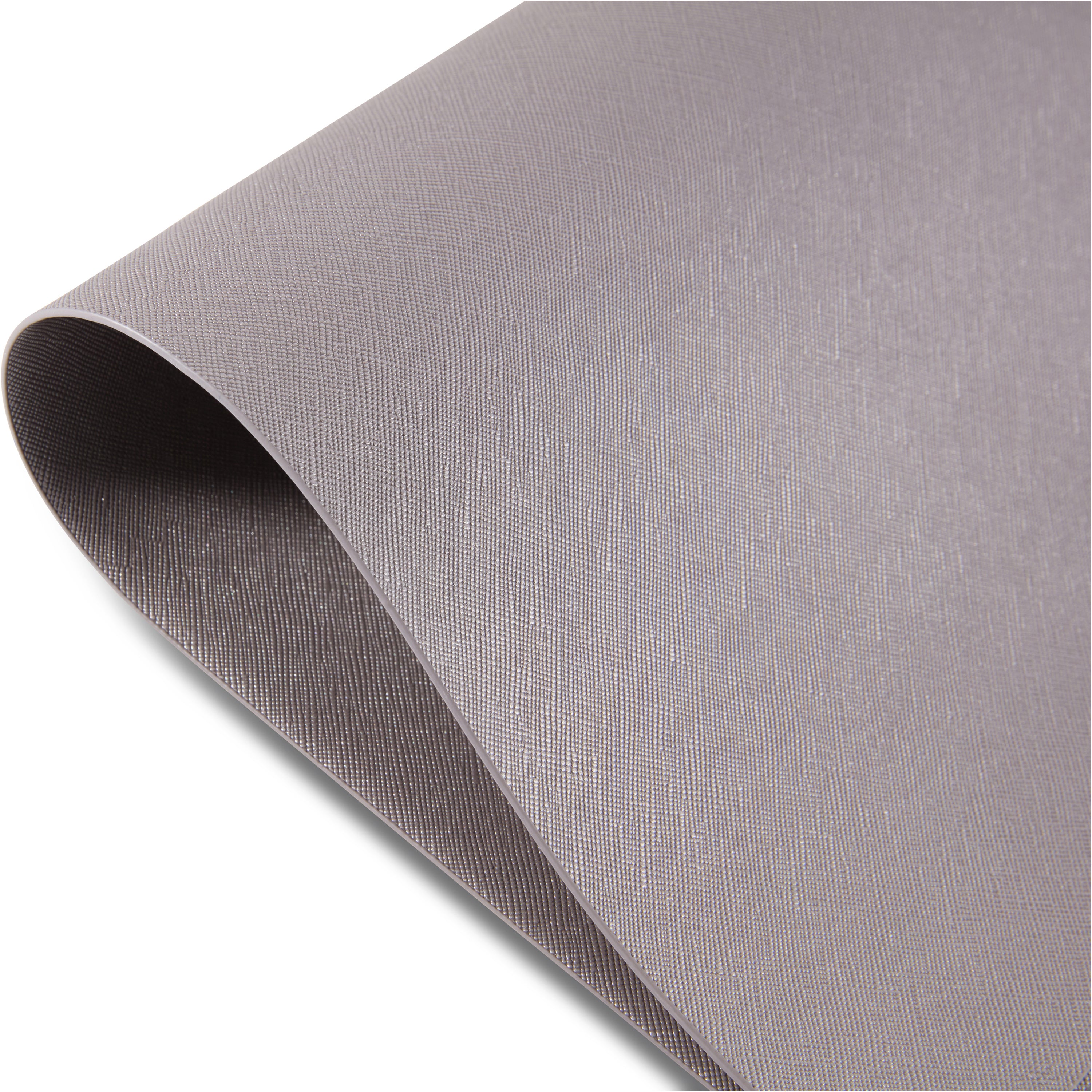 Dainty Home Manhasset Premium Vegan Leather Reversible 2 Pattern 12" x 18" Rectangular Placemat Set Of 4