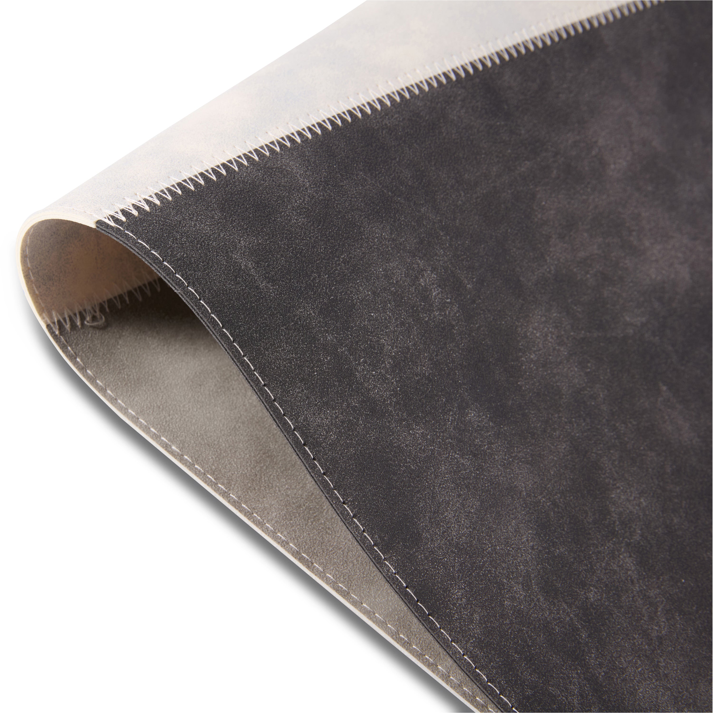 Dainty Home Milano Premium Vegan Leather Reversible 2 Pattern 12" x 18" Rectangular Placemat Set Of 4