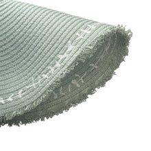 Load image into Gallery viewer, Dainty Home Petals 15" Round Woven Placemats Set of 4 - Durable and Non-Slip Table Mats
