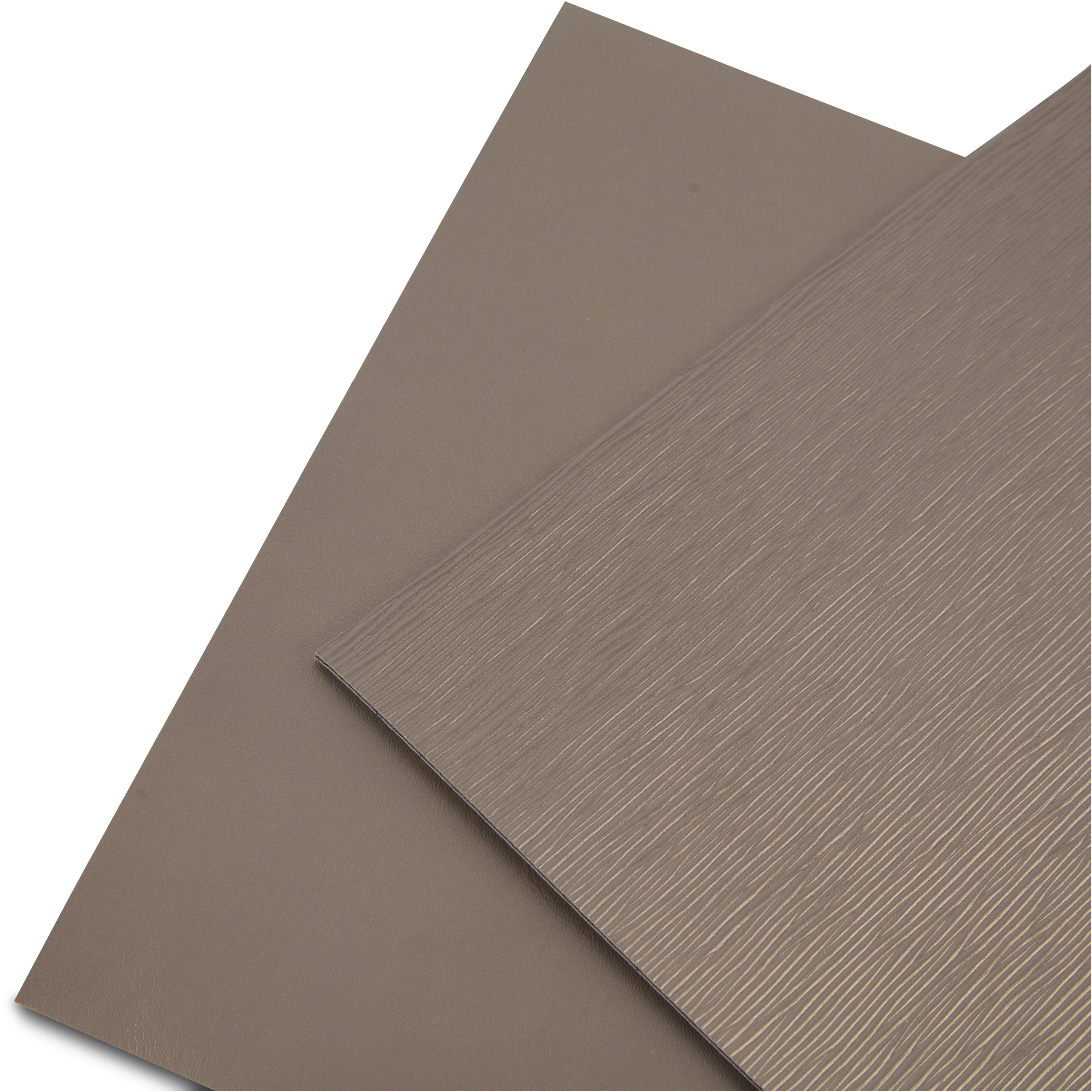 Dainty Home Ridges Premium Vegan Leather Reversible 2 Pattern 12" x 18" Rectangular Placemat Set Of 4
