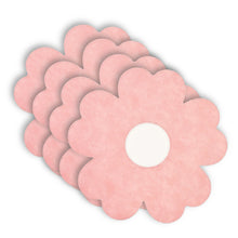 Load image into Gallery viewer, Dainty Home Shaped Flower Reversible Premium Faux Leather 15" Flower Shaped Placemats Set of 4
