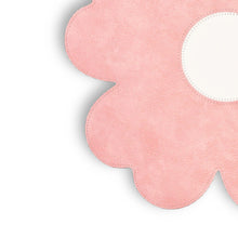 Load image into Gallery viewer, Dainty Home Shaped Flower Reversible Premium Faux Leather 15" Flower Shaped Placemats Set of 4

