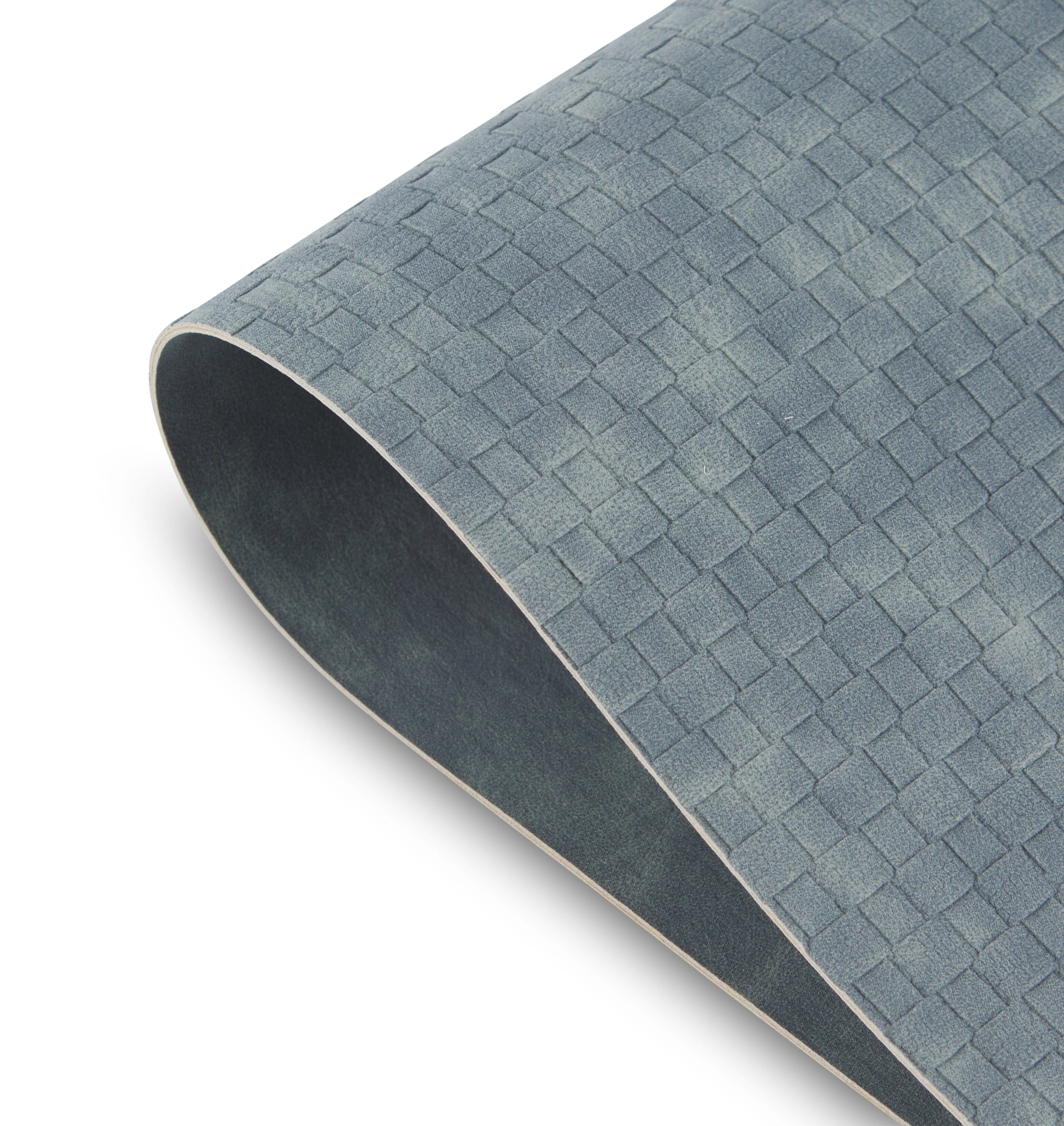 Dainty Home Sorento Faux Leather Reversible 2 Pattern 12" x 18" Rectangular Placemat Set Of 4