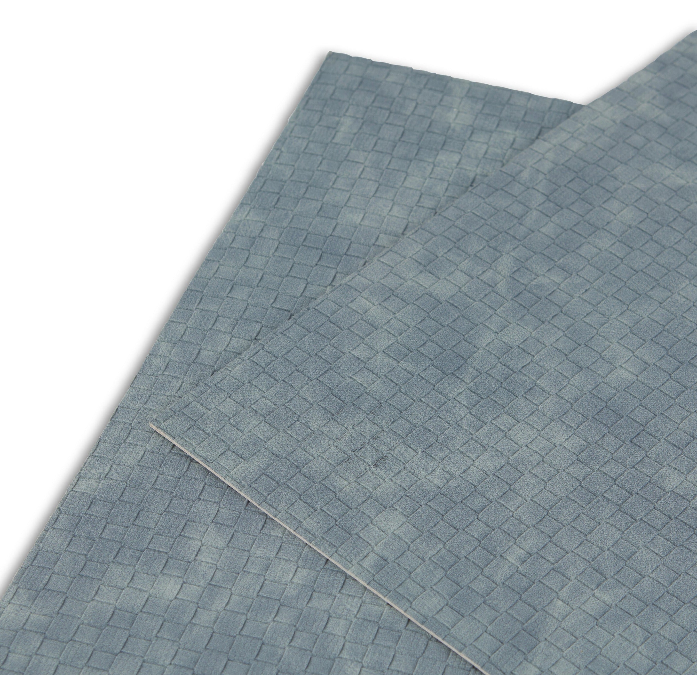 Dainty Home Sorento Faux Leather Reversible 2 Pattern 12" x 18" Rectangular Placemat Set Of 4