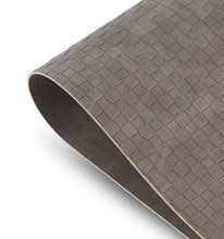 Load image into Gallery viewer, Dainty Home Sorento Faux Leather Reversible 2 Pattern 12" x 18" Rectangular Placemat Set Of 4
