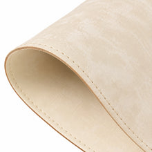 Load image into Gallery viewer, Dainty Home Suede Premium Vegan Leather Reversible 15" Round Placemat Set Of 4
