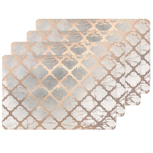 Load image into Gallery viewer, Dainty Home Marble Cork Foil Printed Marble Granite Designed Thick Cork Textured 12" x 18" Rectangular Placemats

