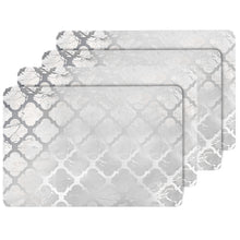 Load image into Gallery viewer, Dainty Home Marble Cork Foil Printed Marble Granite Designed Thick Cork Textured 12" x 18" Rectangular Placemats
