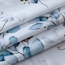 Load image into Gallery viewer, Dainty Home Sweet Garden Printed Fabric 3D Designed Textured Fabric Shower Curtain 70" x 72"

