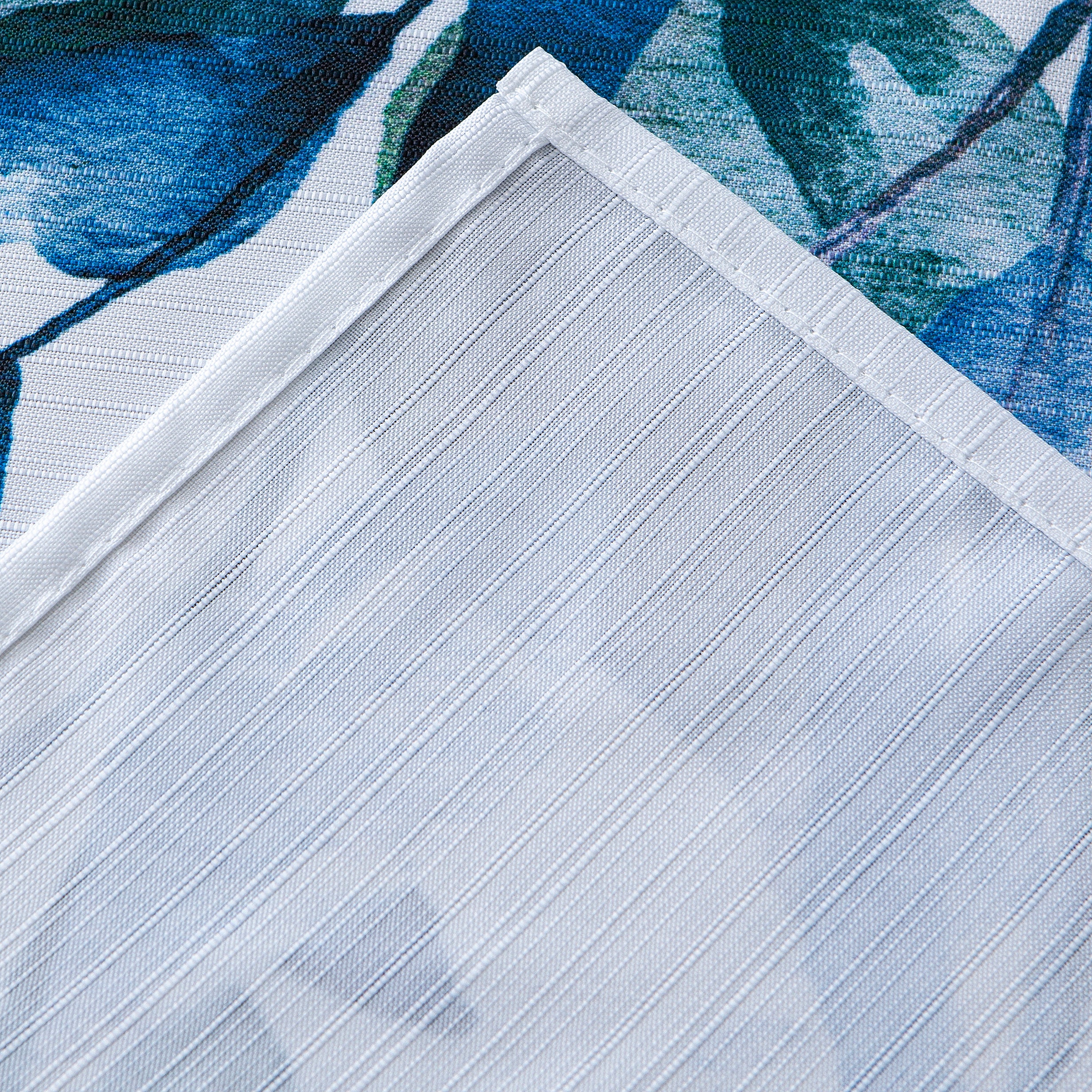 Dainty Home Whisper 3D Textured Fabric Shower Curtain with 12 Metal Rollerball Hooks, 70" x 72"