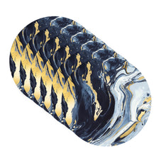 Load image into Gallery viewer, Dainty Home Marble Cork Foil Printed Marble Granite Designed Thick Cork Textured 15" x 15" Round Placemats
