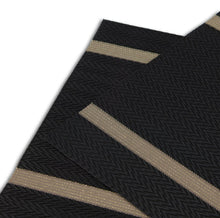 Load image into Gallery viewer, Dainty Home Annandale Woven Texteline Textured Design Reversible 12" x 18" Rectangular Placemats Set of 6
