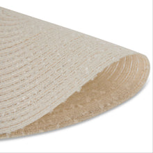 Load image into Gallery viewer, Dainty Home Boucle 15" Round Woven Placemats Set of 6 - Durable, Reversible &amp; Non-Slip Table Mats
