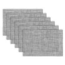 Load image into Gallery viewer, Dainty Home Bristol Woven Texteline Textured Design Reversible 12" x 18" Rectangular Placemats Set of 6
